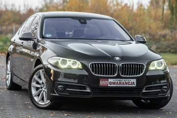 BMW F10 525D 218PS Xdrive Full Piękna Brąz Dociąci HeadUp Lift rej.PL!